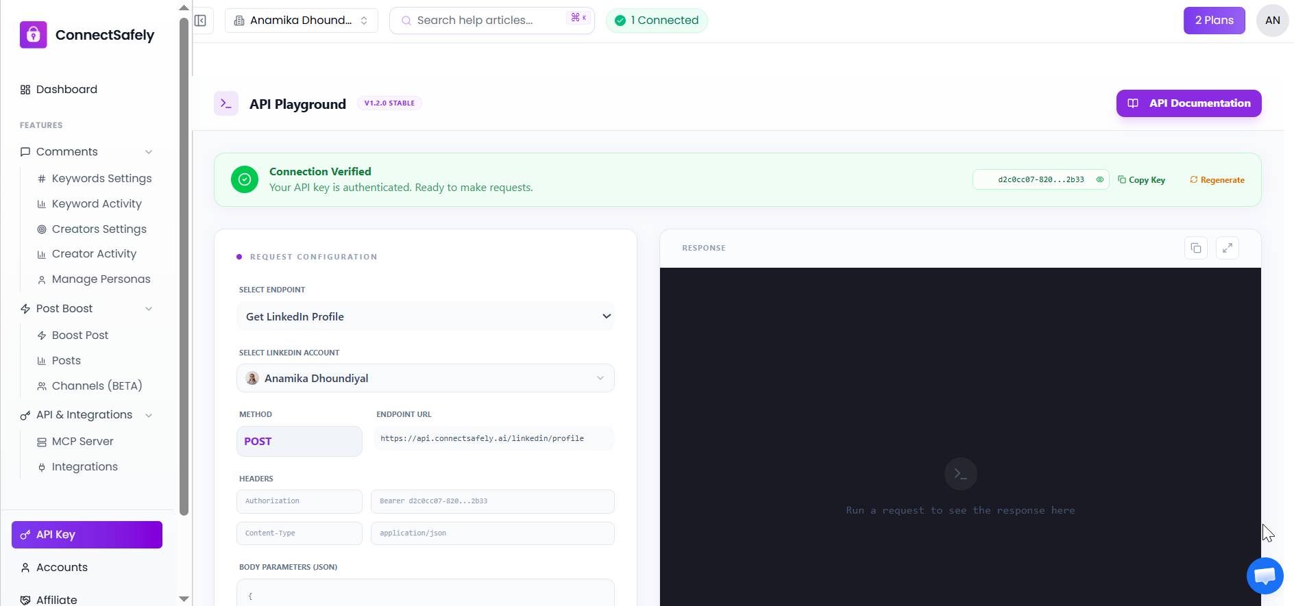 ConnectSafely API