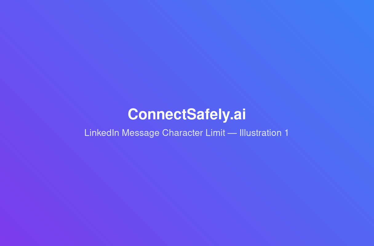 LinkedIn DM character limit examples