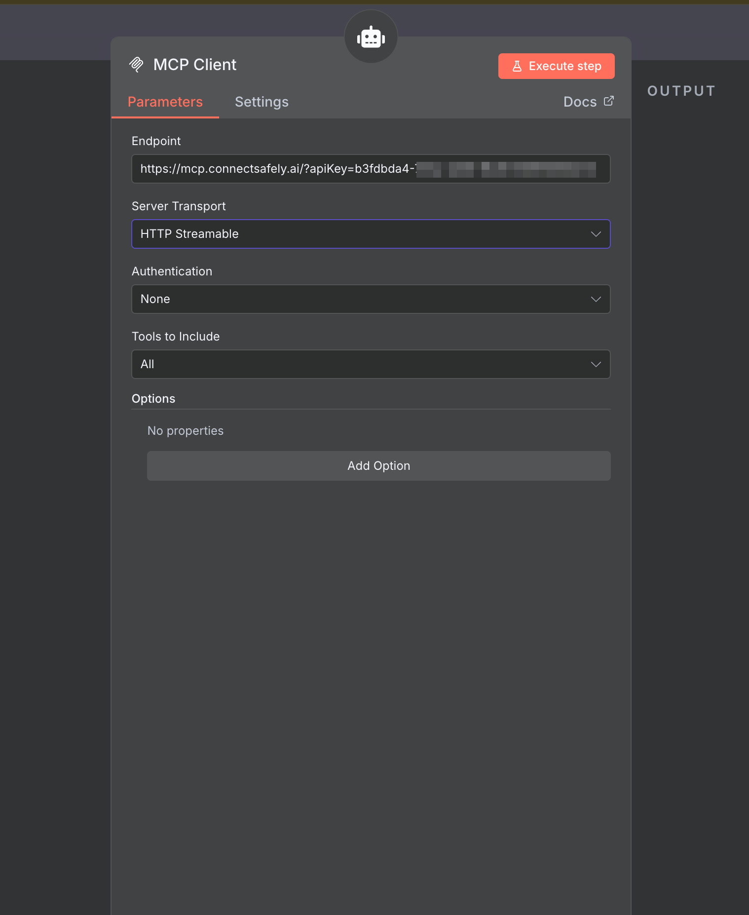 n8n MCP Agent Configuration - ConnectSafely Setup
